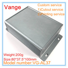 1pcs/lot wall-mounted junction cases 80*37.5*100mm 6063-T5 aluminum profiles shell enclosure for router device 2024 - buy cheap
