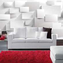 Moderno minimalista artísticas De pared Mural De ladrillo blanco foto Papel sofá De la sala De fondo Papel De Parede mejora 2024 - compra barato