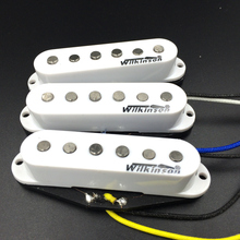 Wilfoto captadores de guitarra elétrica wvs 60's alnic5 sss, bobina única, captadores brancos para violão feito na coreia 2024 - compre barato