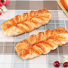 Pu Simulation Bread Sesame Hazelnut Bread Model Decoration Photography Props Home Decoration Window Display 2024 - buy cheap