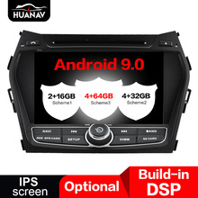 DSP Android 9.0 Car dvd gps navigation player for Hyundai IX45 Santa fe 2013-2016 auto radio multimedia headuint screen player 2024 - buy cheap