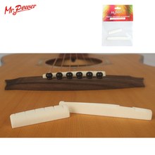 Bone Guitar String Bridge Saddle Blank And Nut Set For Acoustic Guitar Musical Instrument 2024 - buy cheap