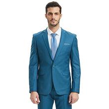 2019 New Blue 2 Pieces Men Suit Slim Fit Business Blazer Jacket Pants Wedding Suits Terno Masculino Suit Men Traje Hombre 2024 - buy cheap