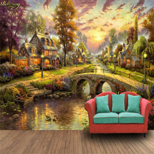 beibehang Countryside forest hut Photo wallpaper Custom 3D Wall Mural Boy Kid Interior Bedroom wall papers home decor sticker 2024 - buy cheap