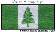 Bandera de Norfolk Island 3 ", envío amplio, buen proyecto, alta densidad, Parche de pino 2024 - compra barato
