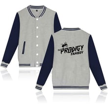 Latest Fashion PRODIGY Print Pocket Button Baseball Jacket Men Women Hoodie Sweatshirts Coats Casual Long Sleeve Hoodies Jackets 2024 - buy cheap