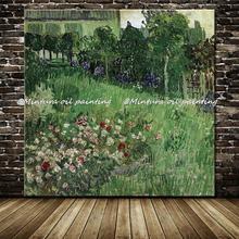 Mintura Hand Painted Vincent Van Gogh Oil Paintings On Canvas Reproduction Daubing's Garden Wall Art Picture For Home Decoration 2024 - buy cheap