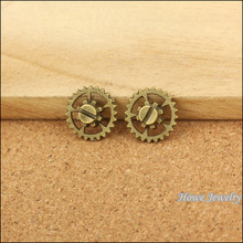Wholesale 30 pcs Antique bronze Steampunk Gear Pendant Alloy DIY Fashion charm Bracelet Necklace Jewelry Accessories 10087 2024 - buy cheap