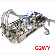G2WY двойная полуавтоматическая машина для наполнения головы машина для наполнения шампуня пневматическая автоматическая машина для наполнения жидкой пасты 2024 - купить недорого