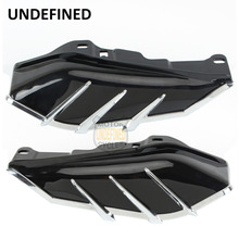 Black Motorcycle Mid-Frame Air Deflector Trim Heat Shield Cover For Harley Touring Road King Electra Glide Tri Glide 2009-2016 2024 - buy cheap