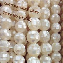 Lote de 32 unidades de conchas naturales de Color blanco, conjunto de cuentas de joyería semipreciosas, hilo suelto, AAA ~ 12MM 2024 - compra barato