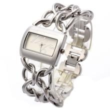 G & D-reloj analógico de acero inoxidable para mujer, accesorio de pulsera de cuarzo y plata, relojes de vestir de marca superior, regalos de lujo 2024 - compra barato