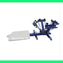 FAST and FREE shipping! 4 color 1 station silk screen printing machine t-shirt printer press equipment carousel 2024 - buy cheap