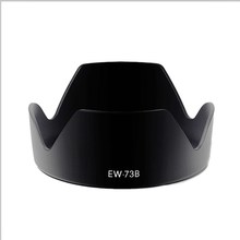 Бесплатная доставка, 1 шт., светозащитная бленда для объектива с байонетным креплением EW 73B в форме цветка для Canon EOS Φ 17-85 мм, фотобленда 18-135 мм f/3,5-5,6 IS 2024 - купить недорого