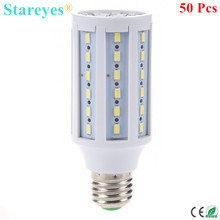 Free shipping 50 Pcs E27 E14 B22 15W SMD 5630 5730 60 LED AC110V/220V LED corn bulb SMD spotlight lamp Maize Light lighting 2024 - buy cheap