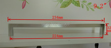 10 tamanhos (comprimento: 234mm) 10mm quadrado barra de aço inoxidável maçaneta para porta de armário de cozinha maçaneta" 2024 - compre barato