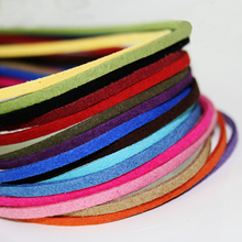 3mm DIY Multi-colors Korean Suede Cord (4 meters/roll) For Jewelry Making findings DIY Necklace & Bracelet Cord 2024 - buy cheap