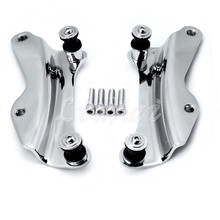 New Chrome 4 Point Docking Hardware Kits Detachable For 2014-2018 Harley Touring 2024 - buy cheap