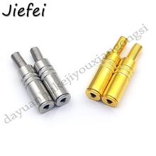 1pcs Smooth gold Silver  Jack 3.5 Audio female jack 1/8 3.5mm 3 pole Stereo socket Gold Plated Wire Connector Earphone DIY 2024 - купить недорого