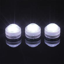 10pcs/Lot Remote Control Submersible LED Tea Light Battery Operated Pack Tealights Vases Centerpiece 2024 - buy cheap