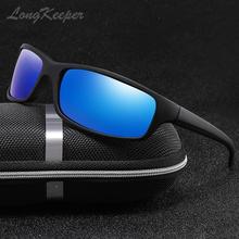 LongKeeper Oval Polarized Sunglasses Men Mirror Lens Sport Sun glasses for Driving Women Brand Design Goggles Gafas de sol UV400 2024 - buy cheap