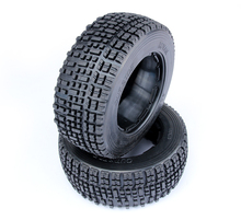 Baja 5SC rear fetal skin Small point tire tyre for HPI Rovan 95099 (no foma) without inner foam 2024 - buy cheap