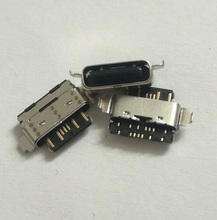 Conector micro usb dc 5 peças, tomada conector de alimentação porta de carregamento de cauda soquete fêmea para nokia x6 ta-1099 2024 - compre barato