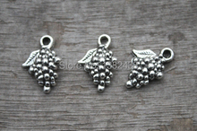 15pcs--Bunch of grapes Charms, Antique silver Grapes charm Pendants 26x14mm 2024 - buy cheap