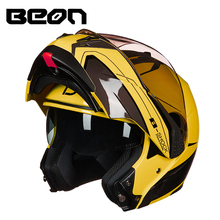 BEON-b700 high quality motorcycle helmet double lens modular flip helmet full face helmet cascos para moto men's racing capacete 2024 - buy cheap