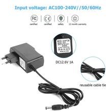 DC12.6V 1A 18650 Lithium Battery Charger 5.5x2.1mm Power Adapter Charger for 18650 18490 14650 14514430  Battery 2024 - buy cheap