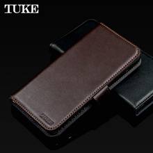 TUKE Luxury Genuine Leather Flip Case For Meizu Meilan A5 M710h Wallet Stand Leather Case Cover for Meizu M5C Soft Silicon Funda 2024 - buy cheap
