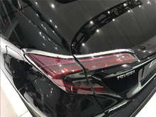 Yimaautotrims хромированные задние фонари задние фары Накладка на заднюю фару для Toyota C-HR CHR 2016 - 2021 ABS набор аксессуаров 2024 - купить недорого