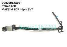 New Original Laptop/Notebook LCD/LED/LVDS Cable for Lenovo Yoga 900S 900S-12ISK DC02001XX00 BYG42 LCD MAKSIM EDP 40pin SVT 2024 - buy cheap