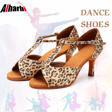 Alharb novos sapatos de dança latina para as meninas das mulheres tango salsa ballroom dance sapatos de salto alto macio 5/7cm sapatos de dança de salão 2024 - compre barato