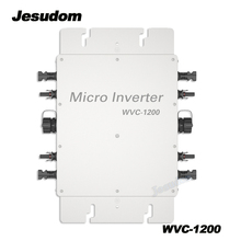 Солнечный Grid-Tie инвертор 1200W микро чистый синусоидальный инвертор входной сигнал DC22V-50V для AC110V230V Встроенный Wi-Fi Солнечный инвертор 2024 - купить недорого