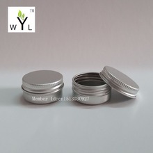 10g aluminium cream jars with screw lid,cosmetic case jar,10ml aluminum tins, aluminum lip balm container 100pcs 2024 - buy cheap