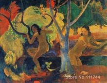 paintings of Paul Gauguin Bathers at Tahiti artwork Landscape art High quality Hand painted 2024 - buy cheap