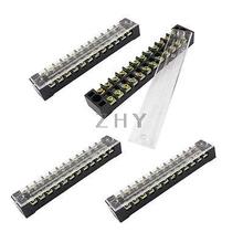 4 Pcs 600V 15A 12-Position Screw Electric Barrier Terminal Block Cable Connector 2024 - buy cheap