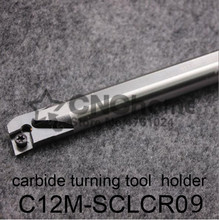 C12M-SCLCR09, carbide turning tool holder diameter 12mm length 150mm use tungsten insert CCMT09T304/CCMT09T308 2024 - buy cheap
