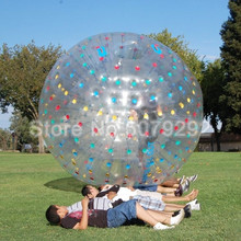 Bola de césped inflable de 1,0 MM, Material de TPU, bola para hámster, tamaño humano, 2,5 M de diámetro, gorros Zorbing/Zorb 2024 - compra barato