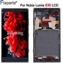 5.0" For Nokia Lumia 830 LCD Display With Touch Screen Digitizer Assembly With Frame Replacement For Nokia 830 Rm-984 LCD 2024 - buy cheap