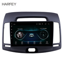 Harfey-sistema multimídia automotivo, reprodutor com tela de 9 polegadas, android 8.1, hd, navegação gps, rádio para hyundai elantra 2007 2004-2010, suporte carplay swc, 3g 2024 - compre barato
