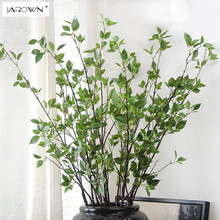 JAROWN-ramas de plantas artificiales para decoración del hogar, flores artificiales verdes falsas para decoración para fiesta de boda 2024 - compra barato