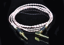 Cable de extensión de Audio para ordenador enchufe estéreo de 3,5mm y Cable de Audio Hifi de 3,5 MM en ángulo derecho 2024 - compra barato