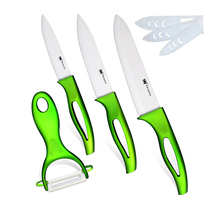 XYJ Brand Kitchen Knives 4,5,6 Utility Slicing Chef Knife+Peeler Ceramic Blade ABS+TPR Handle PP Sheath Cooking Tools Hot Sell 2024 - buy cheap