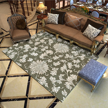 Tapete de mesa de café estilo americano, moderno, sala de estar, quarto simples, retrô, arte, jardim, criativo 2024 - compre barato