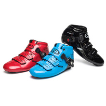 Botas de velocidad para Patines en línea, zapatos superiores de fibra de carbono, botas de patinaje de carreras profesionales, Similar a Powerslide F043 2024 - compra barato