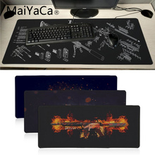 MaiYaCa Non Slip PC Gun parts Csgo mouse pad gamer play mats Large Gaming Mouse Pad Lockedge Mouse Mat Keyboard Pad 2024 - buy cheap