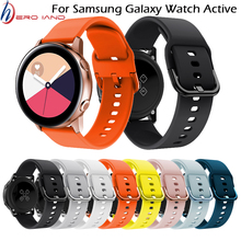 Mais novo esportes silicone macio substituição banda cinta para samsung galaxy assistir ativo 2 42mm engrenagem s2 correa de reloj integente310 2024 - compre barato