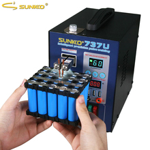 SUNKKO 737U Spot Welding Machine 2.8kw Double Pulse Battery Spot Welder Lithium Testing USB Charging for 18650 Battery Pack Weld 2024 - buy cheap